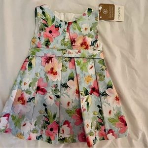 Mayoral 12 floral sleeveless dress